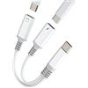 Kefiany Sdoppiatore USB C Cuffie Jack Audio Ricarica per Apple iPhone15 (2in1) Adattatore Cavo Aux Doppio Tipo C Caricatore Auricolari Compatibile per Samsung S23 Adapter Headphone Presa Accessori tp-KQJSBBZ