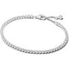 PANDORA Bracciale Tennis Donna Argento Zirconi 593927C01, 16 cm, Argento sterling, Zirconia cubica