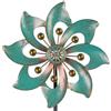 Vewogarden - Girandole a vento decorative da giardino, piccole girandole impermeabili in metallo per cortile e giardino, 94 x 25,4 cm (lama singola)