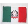 AZ FLAG BANDIERA STENDARDO PRESIDENZIALE D'ITALIA 45x30cm - BANDIERINA ITALIANA 30 x 45 cm cordicelle - AZ FLAG