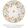 H&H Set 6 Piatti Fondi Diamond in Stoneware Decorato, Ø 20 cm - Piatti Eleganti e Resistenti per Zuppe e Primi - Lavabili in Lavastoviglie e Adatti al Microonde