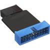 InLine® Adattatore USB 3.0 19pin maschio / USB 2.0 IDC 10pin femmina, interno