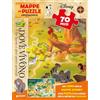 Disney Libri Dove vivono il Re Leone e altri amici animali. Mappe in puzzle. Scatola con puzzle da 70 pezzi e libro con mappe splendidamente illustrate