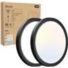 slochi 2 Pezzi Plafoniera LED Soffitto, 3000K/4000K/6500K Impermeabile Lampada da Soffitto, 1500LM 15W Plafoniera Bagno per camera da letto, Cucina, Soggiorno, Balcone, Ø18cm