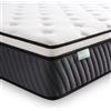 SZsuilong Materasso 120 x 200, spessore 26 cm, ibrido materasso con schiuma a memoria di forma, molle insacchettate, fermezza media 7 zone di comfort, bilanciato traspirante, certificato Oeko-Tex