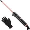 Haglater Ferro arricciacapelli piccoli ricci, mini ferro arricciacapelli Haglater 9 mm, sottile arricciacapelli ricci stretti, 42 temperature 180°C/210°C, bigodini per capelli corti/lunghi