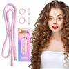 Lanzhire Fascia per capelli senza calore, per capelli lunghi e corti, senza calore, per capelli lunghi e corti, senza calore per dormire, per tutta la notte, bigodini per capelli senza calore,