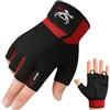 BEAST RAGE Guanti Palestra Ideali da Sollevamento Pesi Ciclismo Guanto Gloves for Gym Allenamento Traspiranti e Aderenti Training Guantini Palestra per Uomo e Donna (XL, Black Nero)