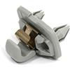 Audi Original Audi A3 A4 A5 Q3 Q5 Supporto per parasole interno, colore argento luna