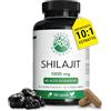 Green Naturals Shilajit Himalaya 10:1 - 1.300 mg al giorno - 180 capsule | 50% acido fulvico & 12% acido umico · Vegan · Scorta di 3 mesi