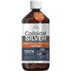 Institut Katharos Argento colloidale, 40 PPM, 1 litro, acqua d'argento di alta qualità, più forte di 25 ppm, per uomo, cane e gatto, carbonio neutro, 100% naturale con 2 ingredienti
