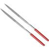 CoCud Lima Ago Rivestita in Diamante | Grana 150, Attacco 4mm, Lunghezza 160mm | Lima Triangolare Rivestita in Diamante - (Applicazioni: Metallo, Vetro, Pietra), 2Pz
