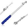 UVVRUR Set di chiavi a bussola spostate con adattatore da 1/2, 1/4 e 3/8 e prolunga offset (B)