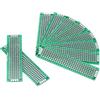 FTVOGUE Circuito PCB universale da saldare fai-da-te 2 pezzi x 2 cm x 8 cm placcato in stagno