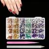 Tastetreasure 3000 pezzi rotondi Flatback strass set 24 scomparti colori misti dimensioni include pinzette + penna di strass di lusso fai da te accessori decorativi