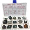 Campione di roccia ignea, pietra vera, materiale didattico con scatola. Età
