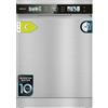 Cecotec Lavastoviglie Compatto 60cm Bolero Aguazero 6620 Inox C. 1850W, 15 Coperti, 8 Programmi, Motore Inverter, Schermo FullColor, Smart Wash, Turbo Dry+, AutoClean, Mezza Carica, Avvio Ritardato