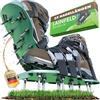 LAINFELD Aeratore per prato | Scarpe per unghie con chiodi corti e lunghi | Aeratore per prato con 4 cinghie | scarificatore per prati | Aerifizzatori scarpe da giardino