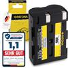 PATONA Batteria per Konica-Minolta NP-400 NP400 1300mAh 7.4V 9.6Wh | Batteria per Dimage A1 A2 A7 Digital Dynax 5D 7D Samsung GX-10 GX-20 Pentax K10D K20D, 100% identica all'originale