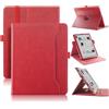 DINGGUAGUA Custodia Compatibile con Boox Go 10.3 Pollici 2024 e-Reader,Cover con Supporto Ruotabile a 360°Multi-Angolo e Auto Sveglia/Sonno,Rosso