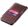 Dockem Busta Portafoglio Provincial per iPhone 17-11, 17-12 Pro, 17e, 16e, XR (6.1/6.3 inch) - Custodia in Pelle Sintetica Stile Vintage con 2 Tasche Carte [Marrone]