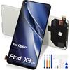 Reparo Per Oppo Find X3 Lite 5G / Reno5 5G LCD di ricambio per Oppo Find X3 Lite 5G LCD Display Touch Screen CPH2145 Digitalizzatore Pannello Vetro Montaggio con Riparazione Set 6.43