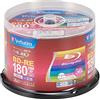 Verbatim 50 dischi Verbatim BluRay Riscrivibili BD-RE 25 GB, stampabili con getto d'inchiostro, BluRay vuoti