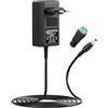 NOJIMU 12V Caricabatterie Auto, Caricabatterie 12v 3A 2A 1A per elettrico cavalcare giocattoli, moto, SUV, ATV；Adattatore AC 110-240 V spina 5,5 mm x 2,1 mm, per telecamera CCTV DVR LED String luce