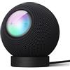 elago Supporto in Silicone Compatibile con HomePod Mini-Equalizzatore Corretto, Controllo Facile con Migliore Visibilità di Indicatori, Supporto Stabile, Stand Antiscivolo per Caricabatterie (Black)