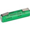 Akkuman.de Akkutechnik vom Fachmann Batteria AA NiMH 1,2 V 1600 mAh (Mignon/HR6) con bandiera a U - ricaricabile per batterie ricaricabili, elettronica e modellismo