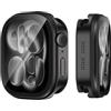 Suphart Compatibile con Cover Apple Watch Serie 11/10 42mm, Custodia in Metallo con Protezione Schermo Integrata Ttelaio Posteriore per iWatch Serie 11/10 42mm (Nero)