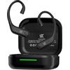 KZA COUSTICS KZ AN01 IEM Adattatore Bluetooth per cuffie, Modulo per cuffie Bluetooth 5.4 True Wireless, cuffie wireless con gancio auricolare e cancellazione attiva del rumore (ANC), 40 ore di riproduzione