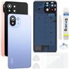 Enkeig Vetro Posteriore per Xiaomi Mi 11 Lite, Blu