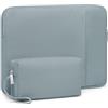 HYZUO 14-15 Pollici Custodie Borsa per Portatili per MacBook Air 15 M5 A3448 M4 M3 M2 2026-2023, MacBook Pro 15, XPS 14/15 Plus, 15 Surface Laptop, 14 HP Lenovo Asus Acer HUAWEI, Blu Cenere
