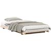 vidaXL Struttura letto marrone 90 x 210 cm in legno di pino massiccio