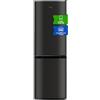 CHiQ FBM157L42 Frigorifero combinato a libera installazione da 157L, altezza 144 cm, larghezza 47 cm, compressore con 12 anni di garanzia, tecnologia Low Frost, 39 dB, porta reversibile, nero