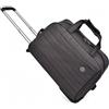 Rummyluck Trolley da Viaggio con Ruote, Borsa Sportiva, Borsa da Viaggio con Ruote da 36L a 55L per Uomo e Donna, Marrone