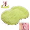 Zkaoai Tappetino Antiscivolo in Silicone, Piedi Scrubber per Doccia con Ventose,Tappetino Scrubber per Piedi,Massaggiatore Lavaggio del Piede per Doccia per Peeling,Massaggio Alla Schiena,Cura dei Piedi (C)