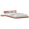 vidaXL Struttura letto marrone 120 x 190 cm legno