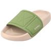 JOMIX Ciabatte Moda Donna Sandali Estivi Ergonomici in EVA Soft Pantofole Cloud a Fascia Larga per Mare Piscina e Casa Scarpe da Doccia Leggere e Antiscivolo SD9076, Nero, 41 EU