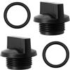 MACHSWON Tappo per pompa di scarico dell'acqua e guarnizione O-ring 63405 per pompa Harbor Freight Predator 5,1 cm 7,6 cm 61986 68375 69774, confezione da 2