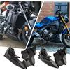Midimttop per motociclette Modified Panca di punta Panca di punta Protezione inferiore del motore Telaio Spoiler Carenatura for MT09/MT-09 SP XSR900 Tracer 9/GT Accessori 2021-2024 (Nero)