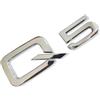 MCK Auto - Q5 Argento Lucido Posteriore Boot Logo Logo Posteriore Emblema Tuning Modifica