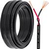 DARKGUARD Cavo 2 Poli Rimorchio 1,5mm², 10M Cavo Elettrico per Rimorchio a 2 Conduttori Cavo Luci LED Rimorchio Filo di Rame Cavo Piatto per Veicolo Rimorchio Agricolo Automobili, RoHs & Reach
