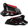 Modeer Per kawasaki Z900 2018-2025 Z900SE 2022-2025 Moto CNC Poggiapiedi Pedale Protezione Foot Peg Heel Plates Guard Cover z 900 se Accessori (nero-rosso)
