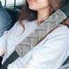 VAGCARS 2 cuscinetti per cinture di sicurezza, per cinture di sicurezza, per adulti e bambini, universali, compatibili con tutte le auto (grigio)