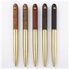 Gullor 5PCS Handcraft Penna a Sfera in Legno Di Lusso, in Palissandro e Ottone, Colore Può Variare Per Legno Naturale Puro