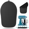SelfTek Tavola Scorrevole in Silicone per Mixer - Tappetino Scorrevole Compatibile con Kitchenaid 4,3 - 4,8 L (4,5 - 5 Qt), Accessorio Da Cucina per Mixer Kitchen Aid, Movimento Senza (Nero)