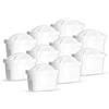 PerloPur PearlCo - Cartucce filtranti unimax (compatibili con Brita Maxtra), Plastica, Pack 10