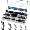 Kit Per Appendere Quadri PATIKIL: Filo D'Acciaio Regolabile Da 2m Con Ganci - Supporta Fino A 20kg - Perfetto Per Specchi E Cornici Pesanti - 5